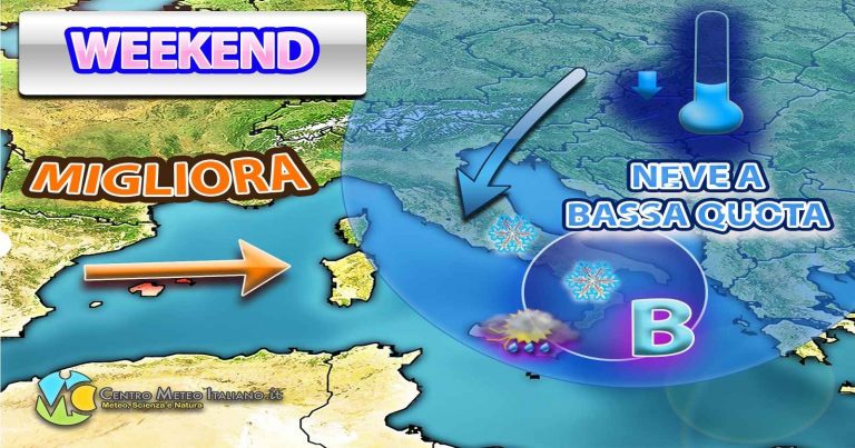 METEO – ITALIA ancora sotto il tiro del MALTEMPO, con NEVE fin sotto i 1000 metri METEO – ITALIA ancora sotto il tiro del MALTEMPO, con NEVE fin sotto i 1000 metri