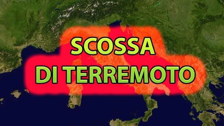 Scossa di terremoto registrata dall’INGV in zona altamente sismica del meridione. Dati ufficiali e dettagli epicentro