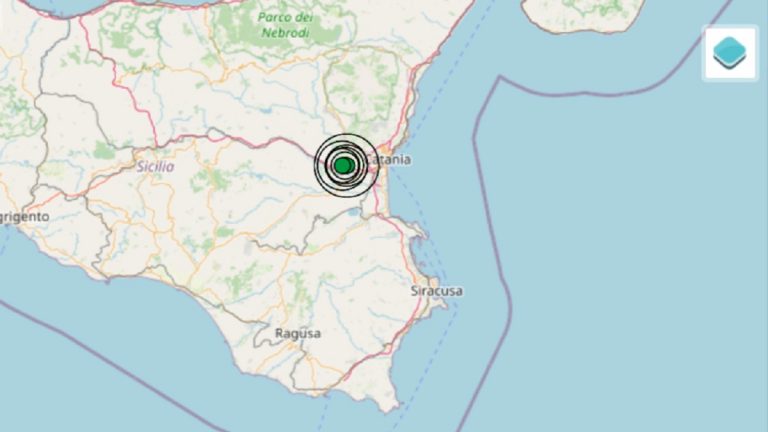 Terremoto in Sicilia oggi, forte scossa M 4.3 in provincia di Catania: dati Ingv Terremoto in Sicilia oggi, forte scossa M 4.3 in provincia di Catania: dati Ingv