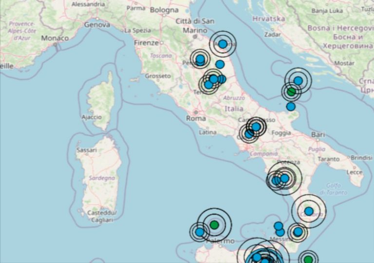 Terremoto oggi Italia, 25 dicembre 2021: le ultime scosse registrate – Dati INGV