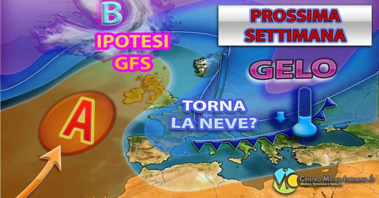 METEO – GENNAIO parte con MITEZZA, ma può CAMBIARE TUTTO per l’EPIFANIA con FREDDO e NEVE, i dettagli