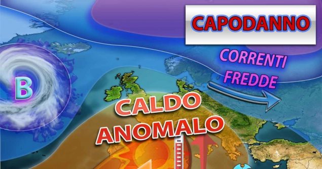 METEO - ANTICICLONE si IMPONE nel WEEKEND di CAPODANNO con STABILITA' e NEBBIE, i dettagli