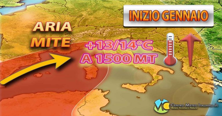 METEO – CALDO anomalo in arrivo più evidente in MONTAGNA con NEVE in difficoltà. Zero termico sopra 3000 metri