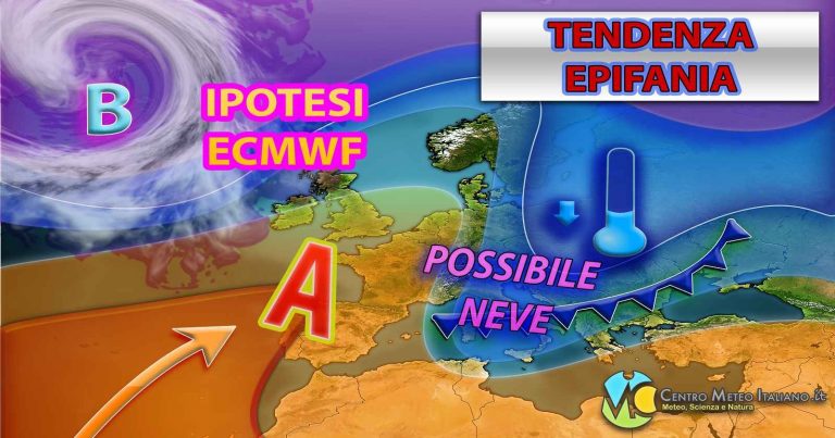 METEO ITALIA – weekend di Capodanno stabile e molto mite, fronte FREDDO ancora confermato per l’EPIFANIA