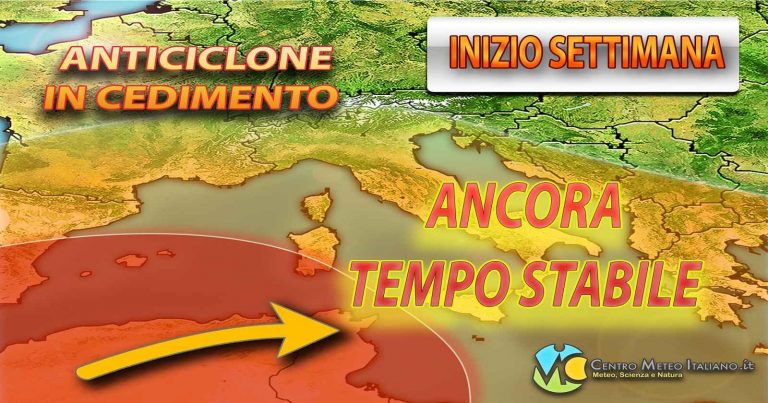 METEO ITALIA – ANTICICLONE agli sgoccioli, entro l’EPIFANIA torna la PIOGGIA con CROLLO delle TEMPERATURE; i dettagli