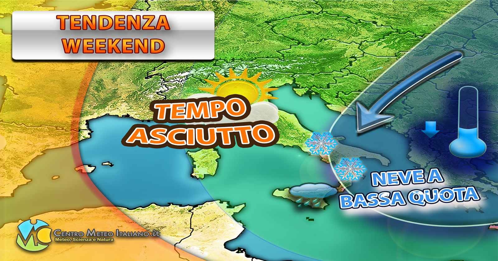 Aria artica nel prossimo weekend