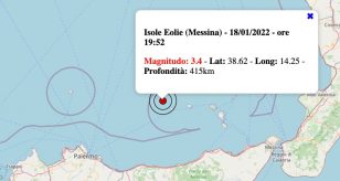 terremoto isole eolie sicilia 18 gennaio 2022