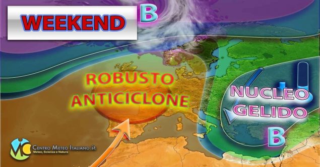 METEO – Alle porte un WEEKEND INVERNALE, ma con PIOGGIA e NEVE in esaurimento, ecco i dettagli