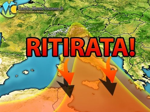 METEO - BEL TEMPO ancora dominante sull'ITALIA, ma ANTICICLONE ai FERRI CORTI, ecco perché