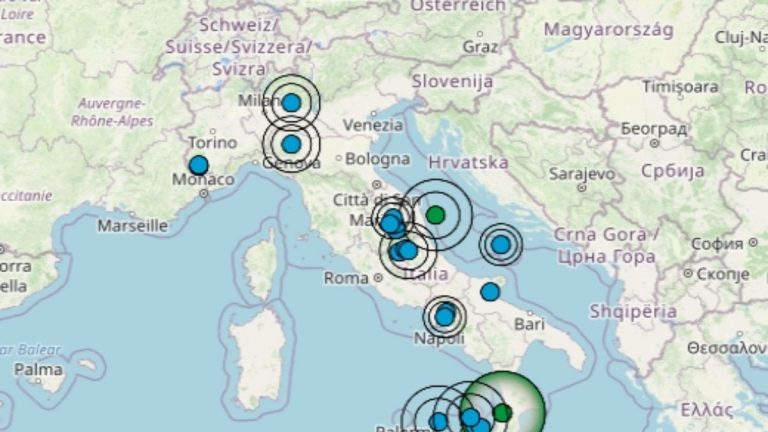 Terremoto oggi in Calabria, 20 gennaio 2022: forte scossa M 4.3 avvertita nel vibonese | Dati Ingv
