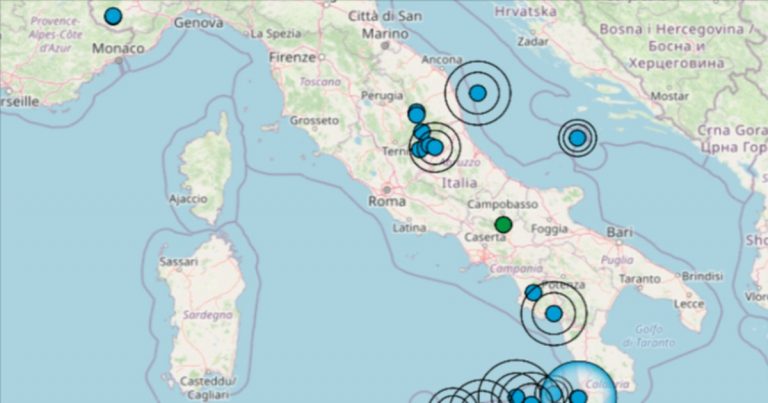 Terremoto oggi in Italia, 23 gennaio 2021: le ultime scosse registrate – Dati INGV