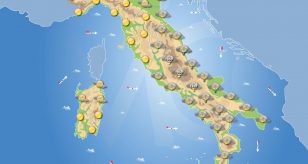 Previsioni meteo in Italia per domani 28 gennaio 2022