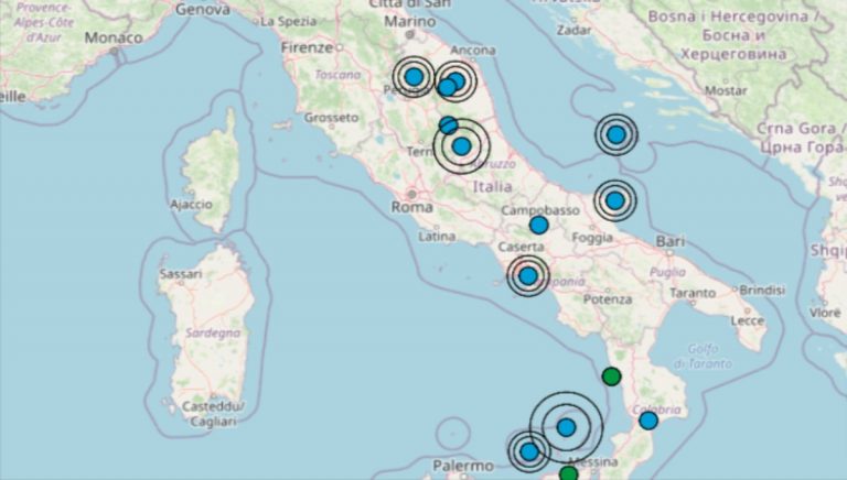 Terremoto oggi Calabria, domenica 30 gennaio 2022: scossa M 2.2 in provincia di Cosenza | Dati INGV