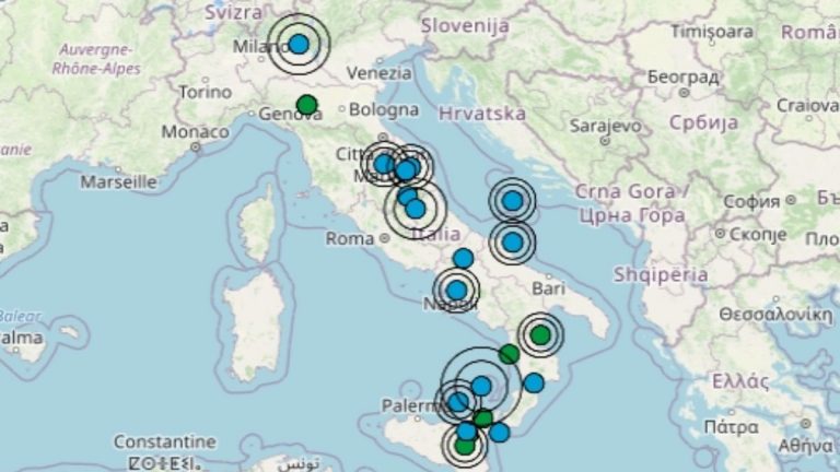 Terremoto in Italia oggi, lunedì 31 gennaio 2022, le ultime scosse registrate | Dati Ingv