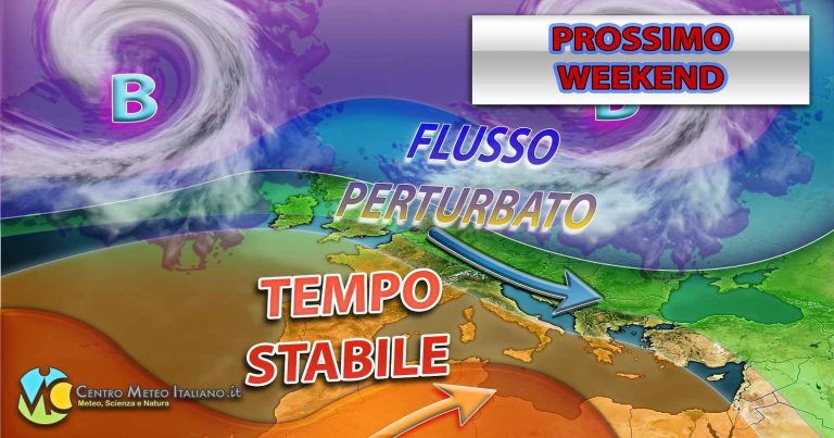 METEO ITALIA – maltempo con piogge e neve verso Sud, poi si prospetta anticiclone ad oltranza