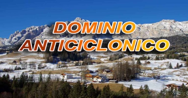METEO – ALTA PRESSIONE anche nella prossima settimana, con SICCITÀ e clima PRIMAVERILE. Ecco la TENDENZA