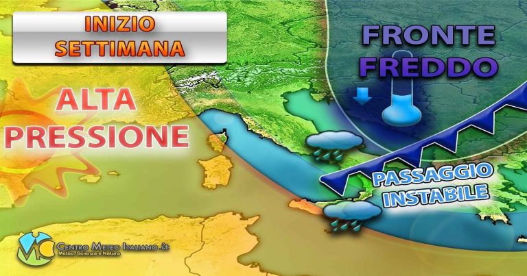 METEO – COLPO di SCENA, ITALIA colpita parzialmente da un AFFONDO POLARE, ecco quando e i risvolti