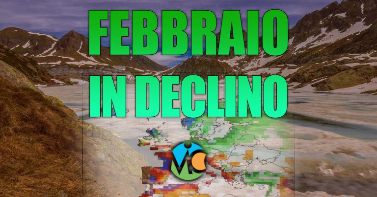 METEO – FEBBRAIO da dimenticare: grandi assenti FREDDO e NEVE, ecco perché