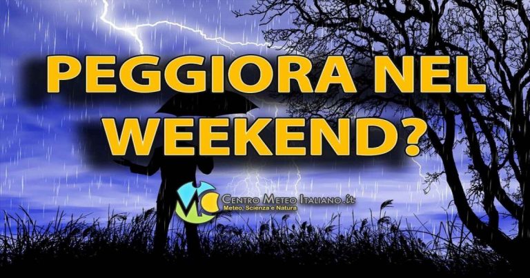 METEO – Nel WEEKEND nuovo affondo perturbato con possibili Temporali e Neve a bassa quota, i dettagli