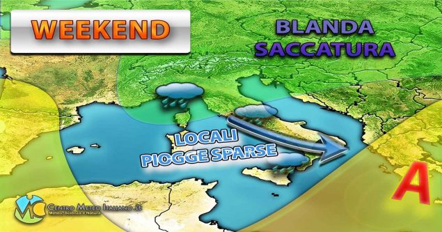 METEO - INGERENZA POLARE nel WEEKEND riporterà PIOGGE e NEVICATE a quote medio-basse, i dettagli