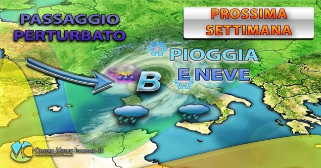 Meteo ITALIA: prossima settimana rapido peggioramento del tempo