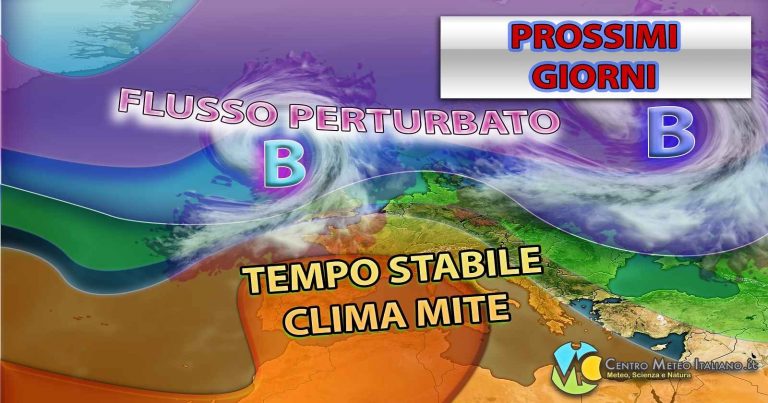 METEO – Assaggio di PRIMAVERA da metà settimana, con SOLE e TEMPERATURE sopra la media. La TENDENZA