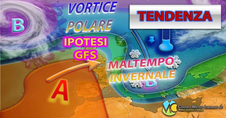 METEO – ITALIA interessata da una blanda saccatura nel weekend, possibile fronte freddo a seguire con neve