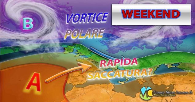 METEO - INVERNO in STAND-BY nel WEEKEND, prevalente STABILITA', ma occhio a INSIDIA MALTEMPO, i dettagli