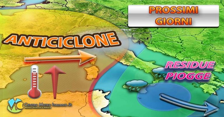 METEO – Ultime PIOGGE e NEVICATE in ITALIA, poi ANTICICLONE alla RISCOSSA: i dettagli