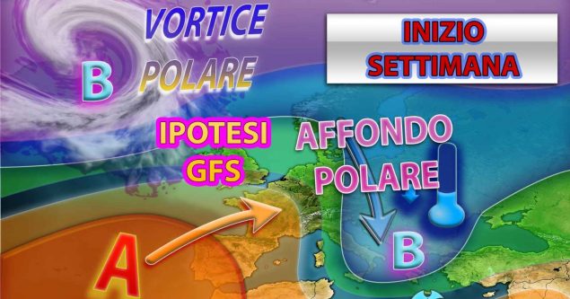 Meteo Italia: prossima settimana possibile affondo polare