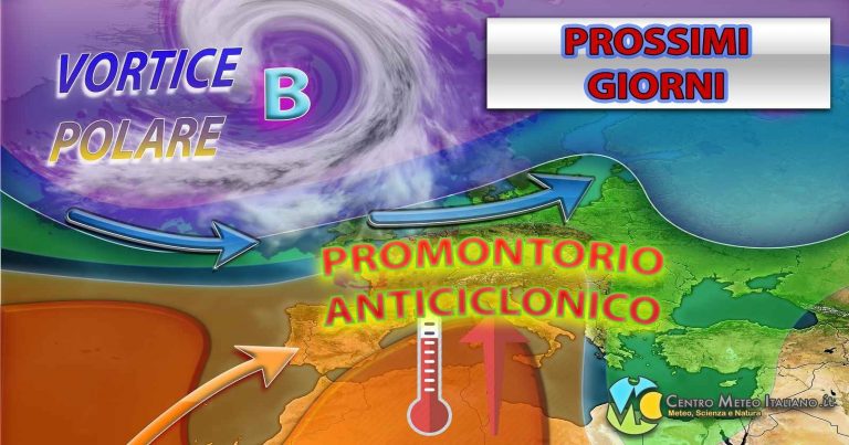 METEO – STOP al MALTEMPO, l’ANTICICLONE torna protagonista sull’ITALIA, ma solo momentaneamente; i dettagli