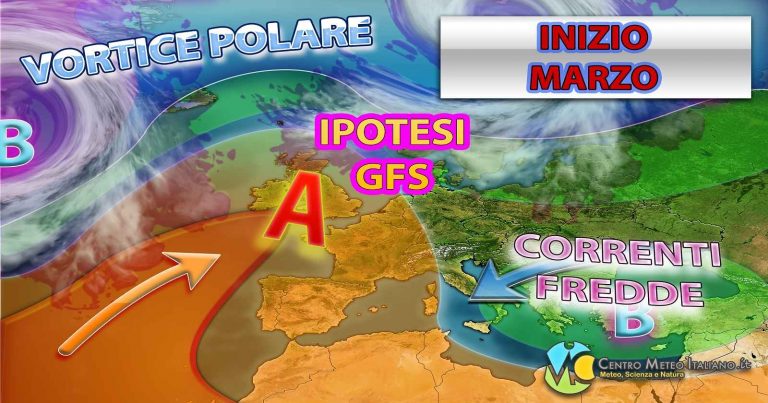 METEO MARZO – Possibile avvio dinamico con IMPULSI FREDDI in arrivo dall’Europa orientale. La TENDENZA