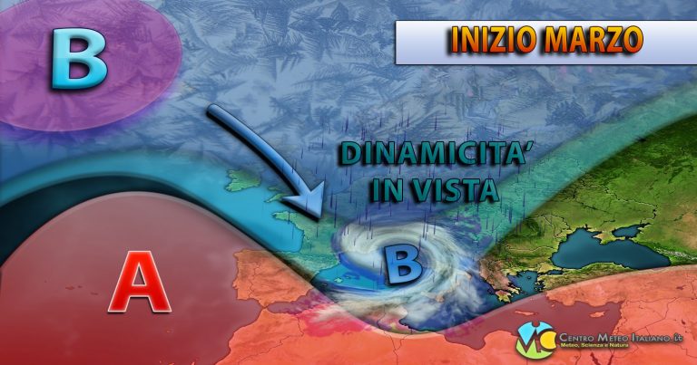 METEO MARZO – Si prospetta un avvio di PRIMAVERA molto dinamico e FREDDO. La TENDENZA METEO MARZO – Si prospetta un avvio di PRIMAVERA molto dinamico e FREDDO. La TENDENZA