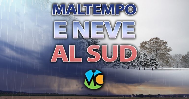 Meteo – Focus neve: in arrivo a bassa quota al centro-sud, con fiocchi a ridosso delle coste