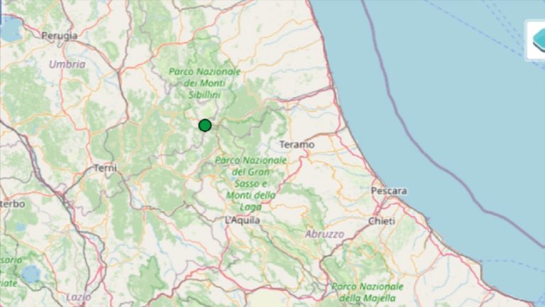 Terremoto nel Lazio oggi, martedì 20 settembre 2022: scossa M 2.5 in provincia di Rieti – Dati INGV