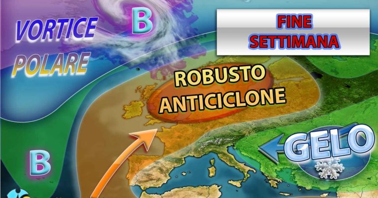 METEO WEEKEND – Aria FREDDA continentale in arrivo da est riporta l’INVERNO in ITALIA con NEVE a bassa quota