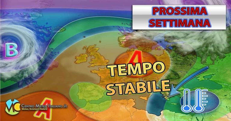 METEO – ITALIA torna presto nel mirino dell’ANTICICLONE, con BEL TEMPO ma clima non così MITE: i dettagli