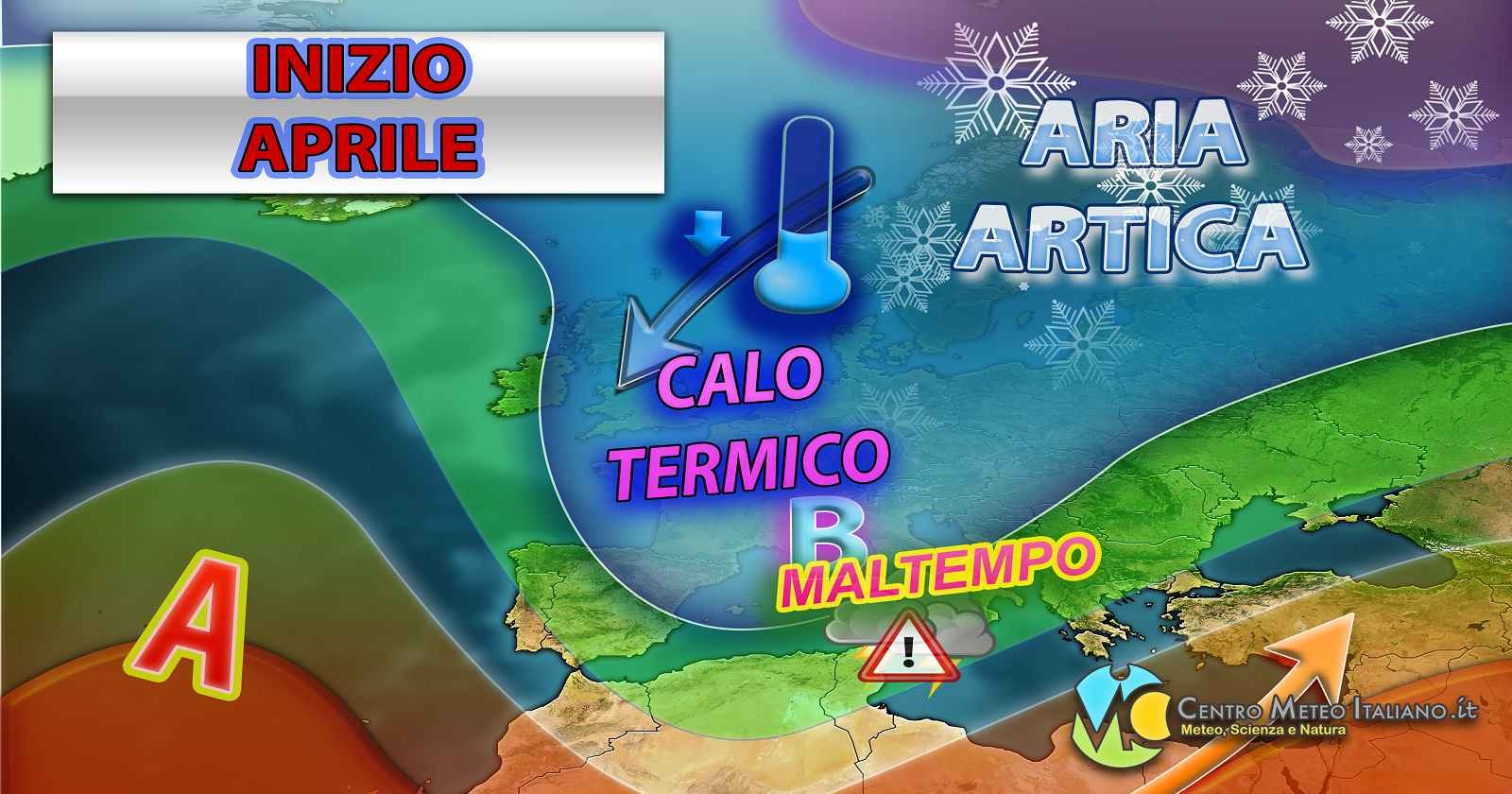 Aprile inizia con maltempo invernale