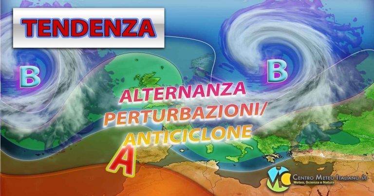 METEO – La PRIMAVERA prova a ripartire ma con possibili IMPULSI INSTABILI anche nella settimana di PASQUA