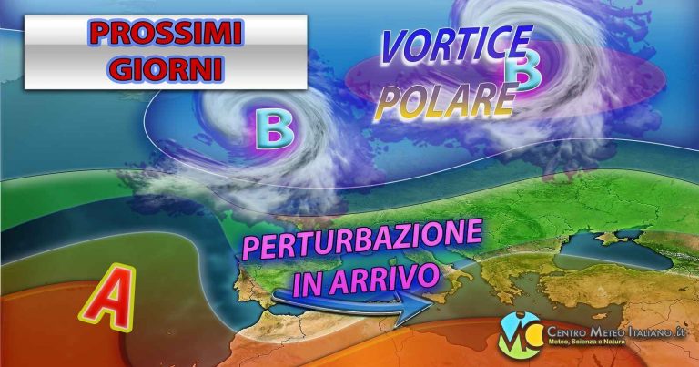 METEO – MALTEMPO domani in Italia con PIOGGE, ACQUAZZONI e TEMPORALI specie sulle regioni centrali. I dettagli