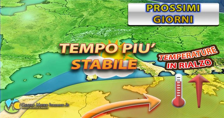 METEO – Scoppia la PRIMAVERA tra oggi e domani con TEMPERATURE oltre i 20°C, FRONTE FREDDO in arrivo nel WEEKEND