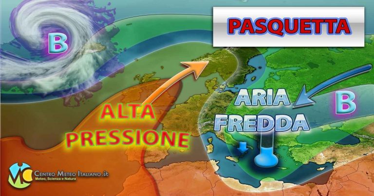 METEO – Aria FREDDA in arrivo tra PASQUA E PASQUETTA, incerto il seguito ma con possibile instabilità. TENDENZA