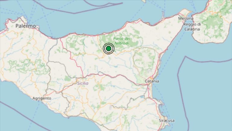 Terremoto in Sicilia oggi, martedì 12 aprile 2022: scossa M 2.4 in provincia di Messina | Dati INGV