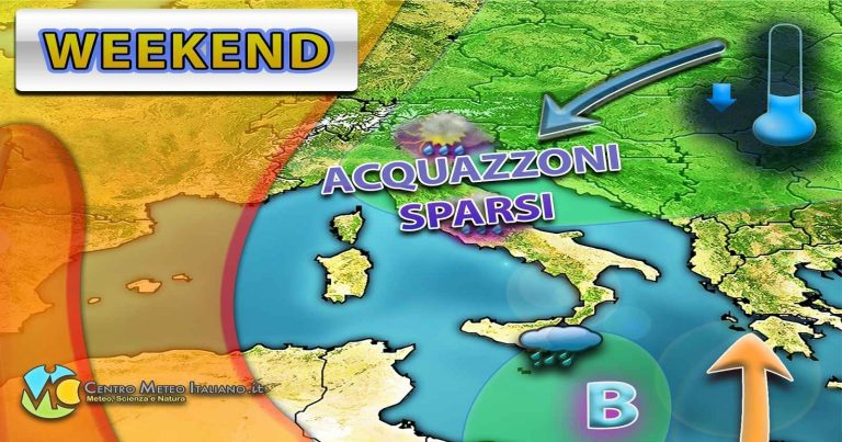 METEO – ITALIA nella TRAPPOLA del MALTEMPO nel WEEKEND di PASQUA, con PIOGGE e possibili TEMPORALI