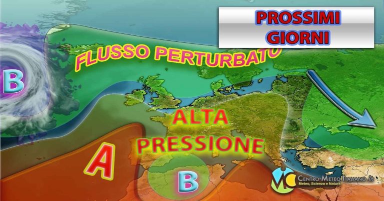 METEO – Tempo STABILE sull’ITALIA con ANTICICLONE dominante e clima MITE, occhio a INSIDIA MALTEMPO, i dettagli