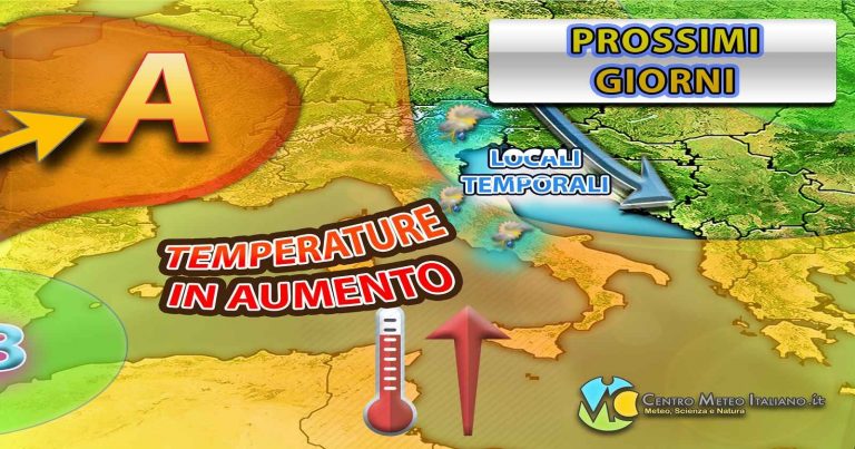 METEO – Settimana PRIMAVERILE con TEMPERATURE anche oltre i 25°C su alcune regioni. Vediamo dove