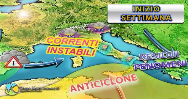 METEO - MAGGIO partenza SHOCK con PRIMAVERA KO: inizio con MALTEMPO e TEMPORALI frequenti, i dettagli