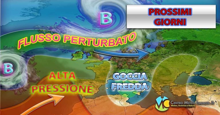 METEO – FORTI TEMPORALI attesi sull’ITALIA la prossima settimana, le ultimissime