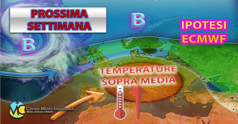 METEO – ANTICICLONE in arrivo la PROSSIMA SETTIMANA, possibile primo assaggio d’ESTATE