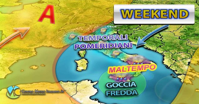 METEO - PRIMAVERA KO, VORTICE di MALTEMPO in arrivo in ITALIA nel WEEKEND: i dettagli